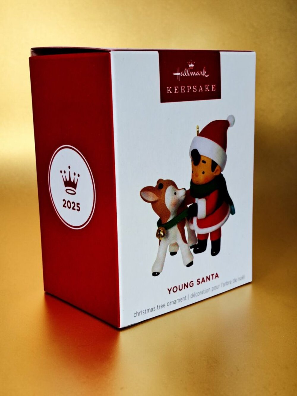 Hallmark 2025 Young Santa 4th in Series Keepsake Christmas Ornament NIB